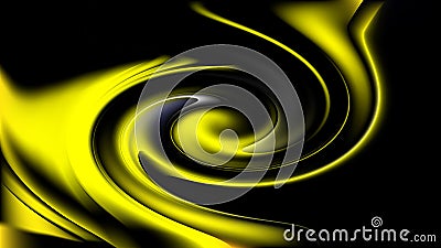 Cool Yellow Swirl Background Image Stock Photo