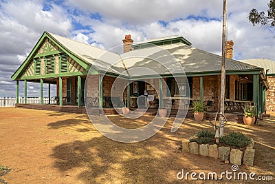 Coolgardie, Warden Finnerty`s Residence Editorial Stock Photo