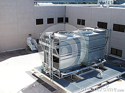 Cooling Tower Stock Photo