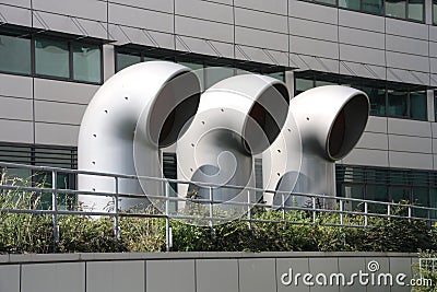 Cooling vents Stock Photo