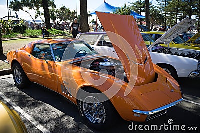 Cooly Rocks Car Show Event Australia 01 Editorial Stock Photo