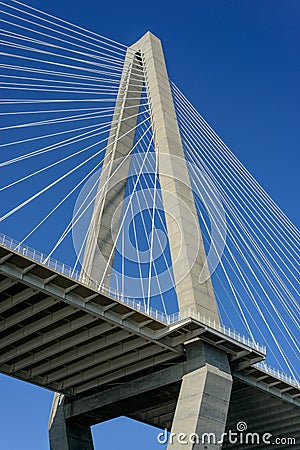 Cooper River Bridge Charleston South Carolina Stock Photo