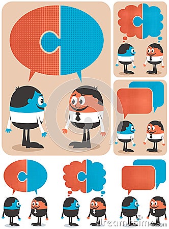 Cooperation Vector Illustration