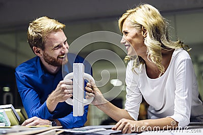 Cooperation in achieving mutual goals Stock Photo