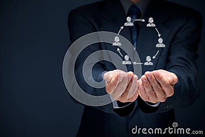 Cooperation concept Stock Photo