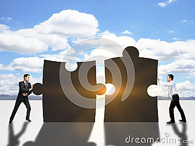 Cooperation concept Stock Photo