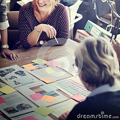 Cooperation Corporate Achievement Teamwork Concept Stock Photo