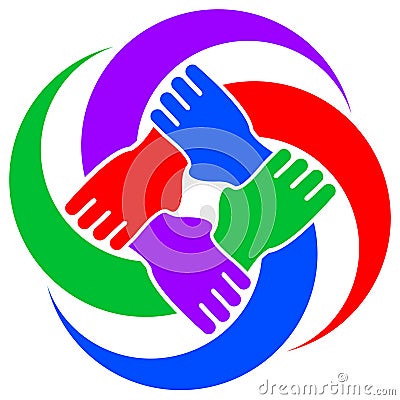 Cooperation symbol Vector Illustration