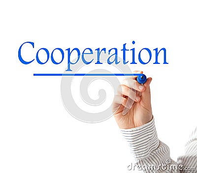 Cooperation Stock Photo
