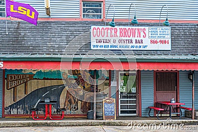 Cooter Brown`s Tavern and Oyster Bar Editorial Stock Photo