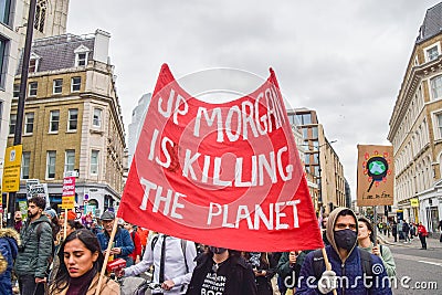 COP26 Coalition Global Day of Action For Climate Justice, London, UK 06 November 2021 Editorial Stock Photo