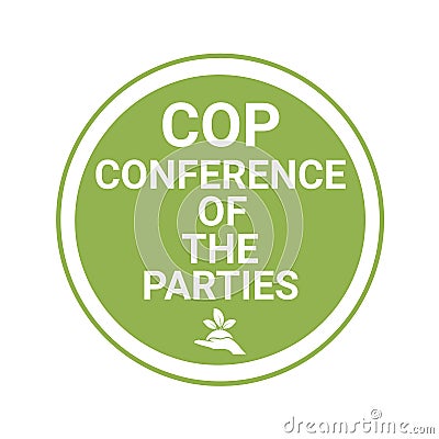 COP, conference of the parties Cartoon Illustration