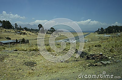 The abandoned Copacabana Airport (Aeropuerto Internacional de Copacabana) Editorial Stock Photo