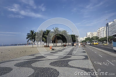 Copacabana, Rio de Janeiro, Brazil Editorial Stock Photo