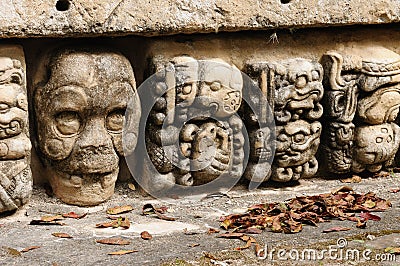 Copan Mayan ruins in Honduras Stock Photo