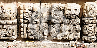 Copan Mayan ruins in Honduras Stock Photo