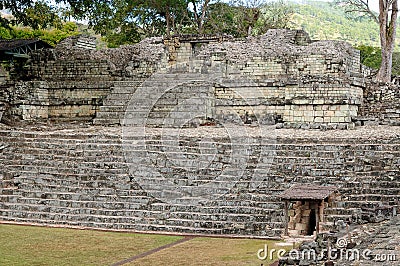 Copan Mayan ruins in Honduras Stock Photo