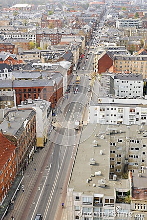 Copenhagen Cityscape Stock Photo