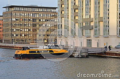 Copenhagen commuter boat Editorial Stock Photo