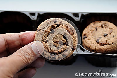 American cookies market in Germany grcery store Aldi Stock Photo