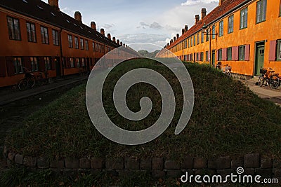 Copenhagen in Denmark with famous buildings and places Stock Photo