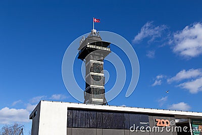 Copenhagen Zoo Observational Tower Editorial Stock Photo