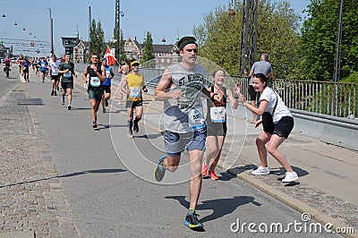 COPENHAGEN MARATHON 2018 42 ILIOMETER Editorial Stock Photo