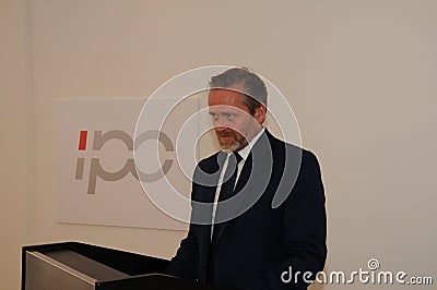 Minister for frieng affair visit ipc 40 years celebratuos Editorial Stock Photo