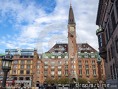 Scandic Palace Hotel building and tower Editorial Stock Photo