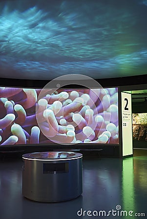 View of the entrance of National Aquarium Editorial Stock Photo