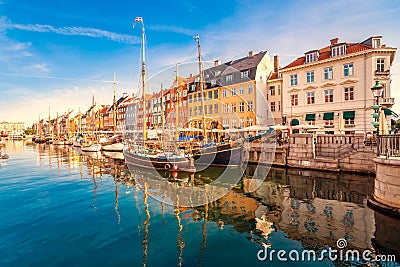 Copenhagen, Nyhavn Stock Photo