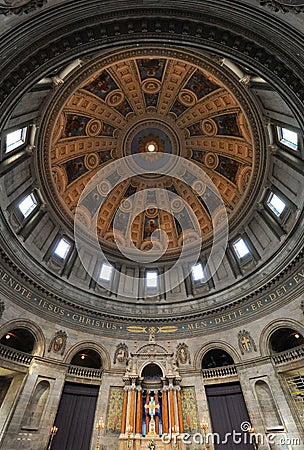 Copenhagen Saint Peter's the marble church Editorial Stock Photo