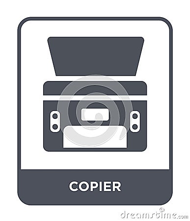 copier icon in trendy design style. copier icon isolated on white background. copier vector icon simple and modern flat symbol for Vector Illustration