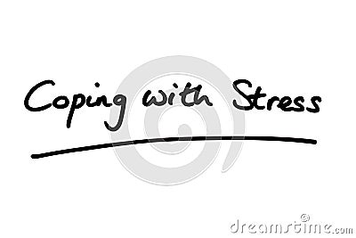 Coping with Stress Stock Photo