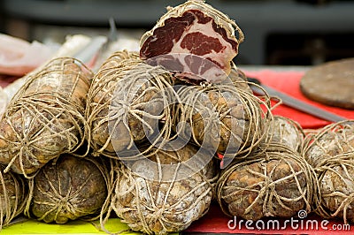 Coppa di piacenza Stock Photo