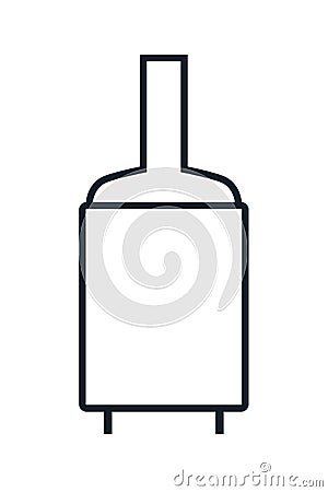 Copper boil kettle icon Vector Illustration
