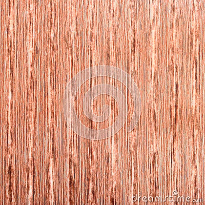 Copper brushed metal background. Stock Photo