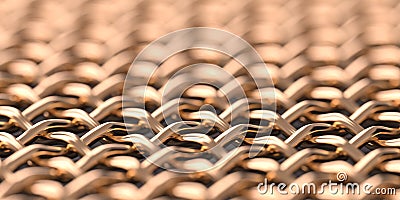 Copper mesh macro background Cartoon Illustration