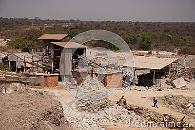 Copper mine Stock Photo