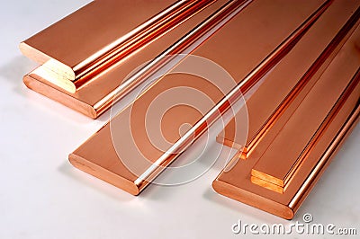 Copper Plate Stock Photo