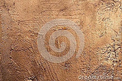 Copper stone painted texture outside-1 Stock Photo