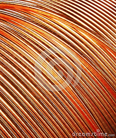 Copper Wire Stock Photo