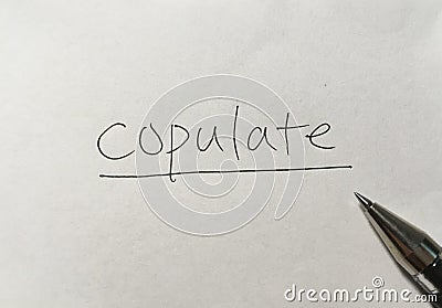 Copulate Stock Photo