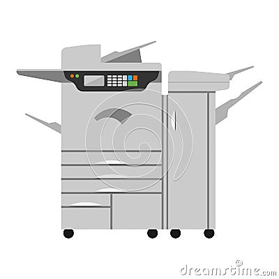 Copy machine vector illustration. Vector Illustration