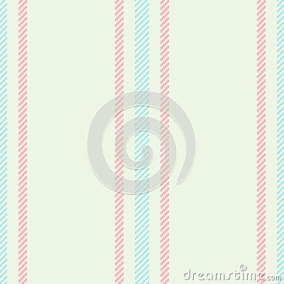 Copy space fabric seamless vector, throw texture vertical pattern. Abstract background textile background stripe lines in white Vector Illustration