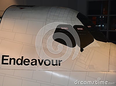 Copy of Space Shuttle Endeavour Editorial Stock Photo
