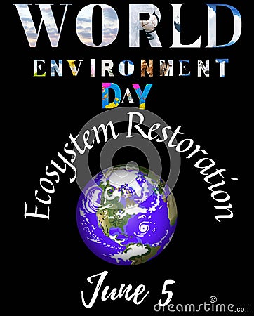 World Environment day - protect environment concept -june 5 Stock Photo