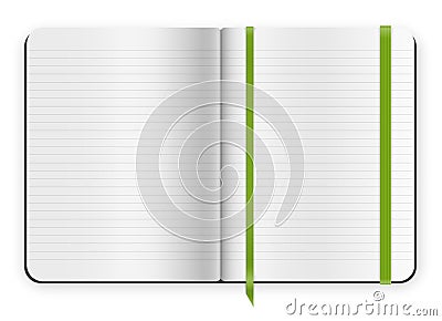 Copybook template Vector Illustration