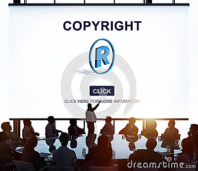 Copyright Brand Business Design Identity Patent Concept Stock Photo