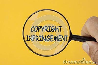 Copyright Infringement Concept Stock Photo